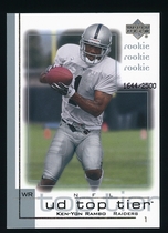 2001 Upper Deck Top Tier #254 Ken-Yon Rambo