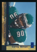 2000 SkyBox Base Set (201-250) Blue Foil SPs #217H Corey Simon