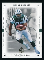 1999 SP Authentic #60 Wayne Chrebet