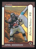 1999 Bowman Chrome Interstate Refractors #30 Jamal Anderson