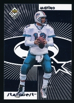 1998 Upper Deck Choice Starquest/Rookquest Blue 1 Star #SR13 Brian Griese|Dan Marino