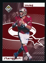 1998 Upper Deck Choice Starquest/Rookquest Red 3 Stars #SR14 R.W. McQuarters|Steve Young