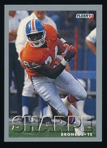 1993 Fleer FACT Shell #67 Shannon Sharpe