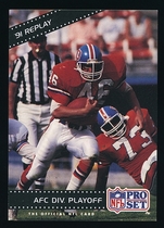 1992 Pro Set Base Set #58 AFC:Bron26-Oil 2