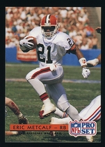 1992 Pro Set Base Set #142 Eric Metcalf