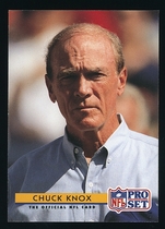 1992 Pro Set Base Set #225 Chuck Knox