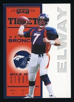 1998 Playoff Contenders Ticket #24 John Elway