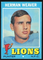 1971 Topps Base Set #183 Herman Weaver