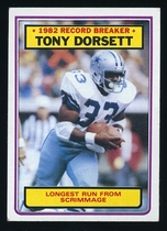 1983 Topps Base Set #2 Tony Dorsett