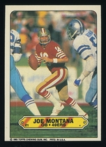 1983 Topps Sticker Inserts #21 Joe Montana