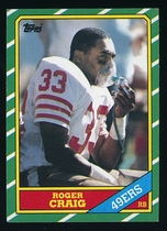 1986 Topps Base Set #157 Roger Craig