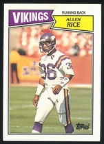 1987 Topps Base Set #201 Allen Rice