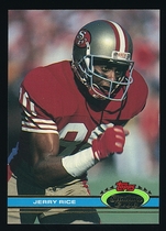1991 Stadium Club Base Set #71 Jerry Rice