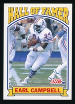1991 Score Base Set #674 Earl Campbell