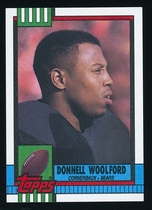 1990 Topps Base Set #379 Donnell Woolford