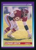 1990 Score Base Set #524 Leonard Griffin