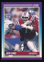 1990 Score Base Set #489 Kenneth Sims