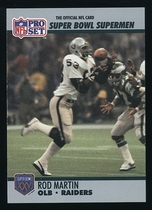 1990 Pro Set Super Bowl 160 #99 Rod Martin