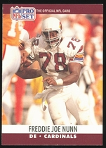1990 Pro Set Base Set #617 Freddie Joe Nunn
