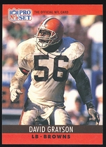 1990 Pro Set Base Set #71 David Grayson