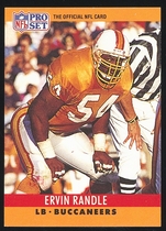 1990 Pro Set Base Set #315 Ervin Randle