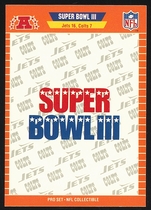 1989 Pro Set Super Bowl Logos #3 Super Bowl III