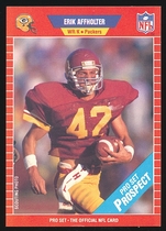 1989 Pro Set Base Set #522 Erik Affholter
