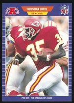 1989 Pro Set Base Set #176 Christian Okoye