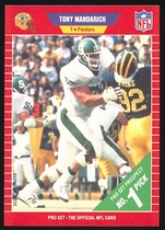 1989 Pro Set Base Set #495 Tony Mandarich