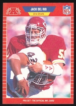 1989 Pro Set Base Set #458 Jack Del Rio