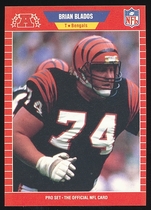 1989 Pro Set Base Set #447 Brian Blados