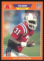 1989 Pro Set Base Set #253 Fred Marion