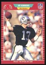 1989 Pro Set Base Set #192 Jay Schroeder