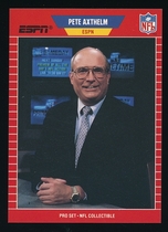 1989 Pro Set Announcers #4 Pete Axthelm
