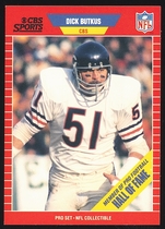 1989 Pro Set Announcers #15 Dick Butkus