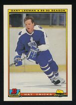 1990 Bowman Hat Tricks #10 Gary Leeman