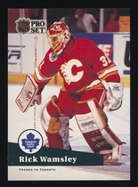 1991 Pro Set Base Set #367 Rick Wamsley