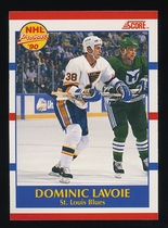 1990 Score Canadian #416 Dominic Lavoie