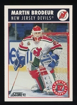 1992 Score Base Set #480 Martin Brodeur