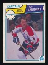 1983 O-Pee-Chee OPC Base Set #374 Rod Langway