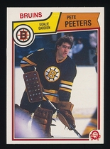 1983 O-Pee-Chee OPC Base Set #58 Peter Peeters