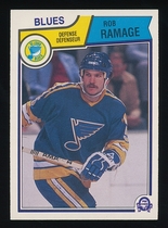1983 O-Pee-Chee OPC Base Set #319 Rob Ramage