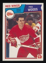 1983 O-Pee-Chee OPC Base Set #133 Paul Woods