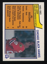 1983 O-Pee-Chee OPC Base Set #95 Blackhawks Leader