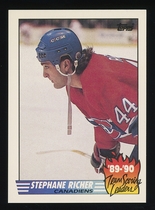 1990 Topps Team Scoring Leaders #4 Stephane Richer
