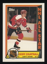 1989 Topps Sticker Inserts #9 Geoff Courtnall