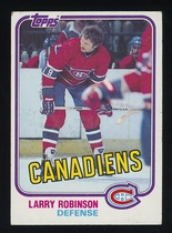1981 Topps Base Set #31 Larry Robinson