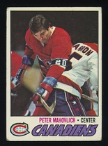 1977 Topps Base Set #205 Peter Mahovlich