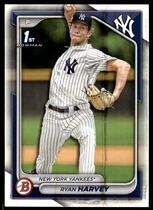 2024 Bowman Draft #BD-198 Ryan Harvey