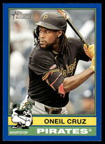 2025 Topps Heritage Dark Blue Border #183 Oneil Cruz